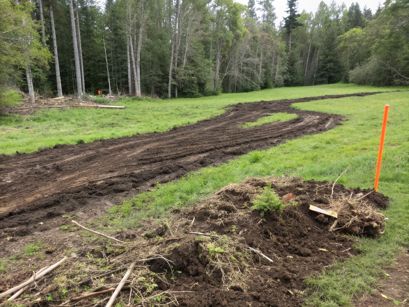 Environmental clear-cutting of local forests